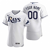 Tampa Bay Rays Customized Nike White 2020 Stitched MLB Flex Base Jersey,baseball caps,new era cap wholesale,wholesale hats